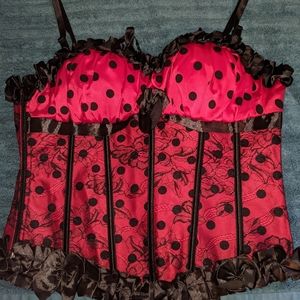 Red Satin Corset